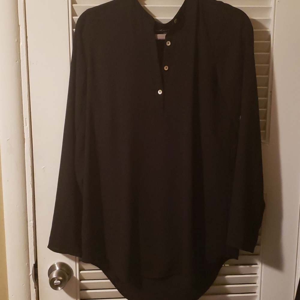 About a Girl Black Blouse
